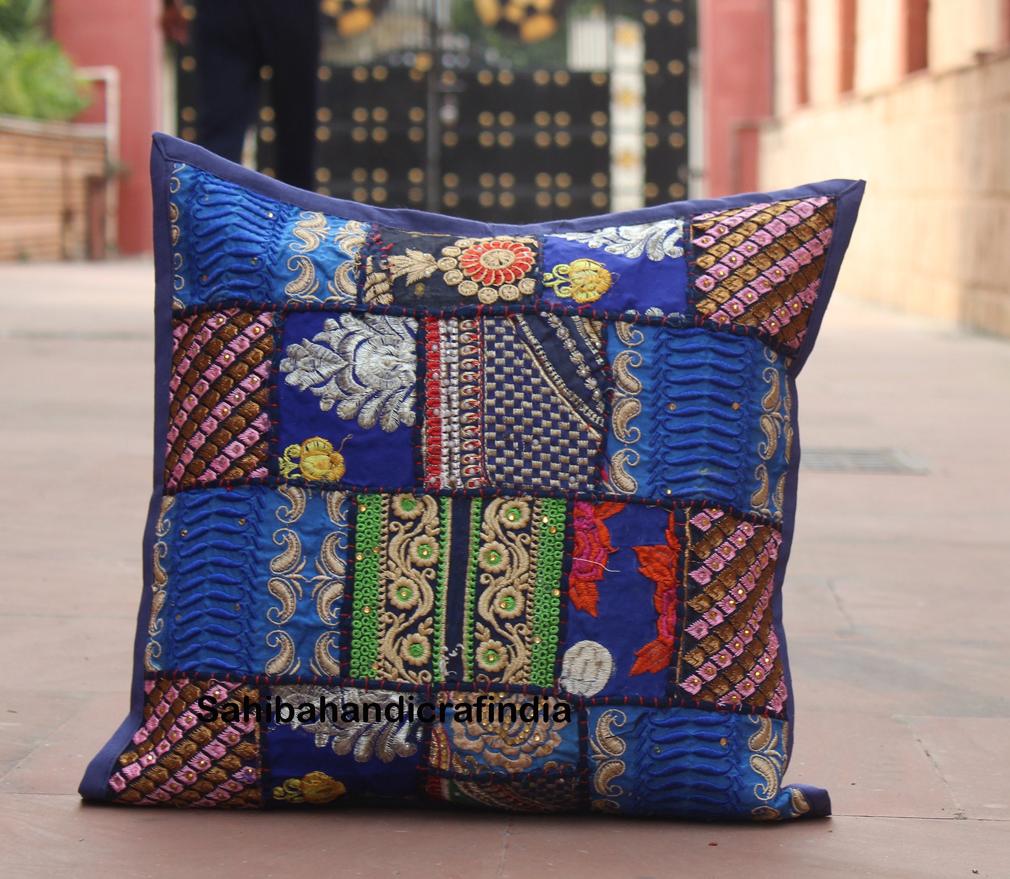 Indian pillows colorful decorative pillow case for bohemian Etsy