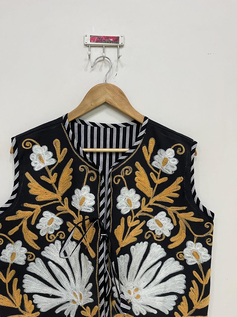 Embroidery Jacket
Suzani Jacket
Sleeveless Jacket
Suzani Vest
Handmade Jacket
Suzani Short Jacket
Indian Jacket
Cotton Jacket
Suzani Vest For Her
Gilet For Women
Floral Jacket
Cotton Waistcoat
Suzani Jacket Coat