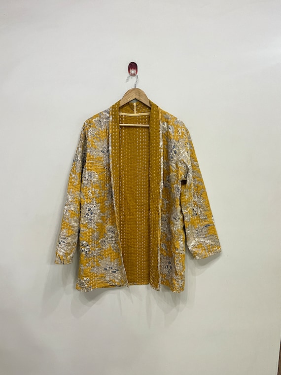 カンタ キルト ショート ジャケット、リバーシブル カンタ ジャケット