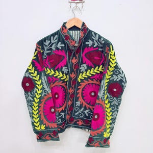 Handmade Jacket
Suzani Coat
Winter Jacket
Warm Coat
Short Jacket
Indian Jacket
Embroidered Jacket
Floral Jacket
Velvet Jacket
Suzani Jacket
Coat Jacket
Women Jacket
Gift For Women