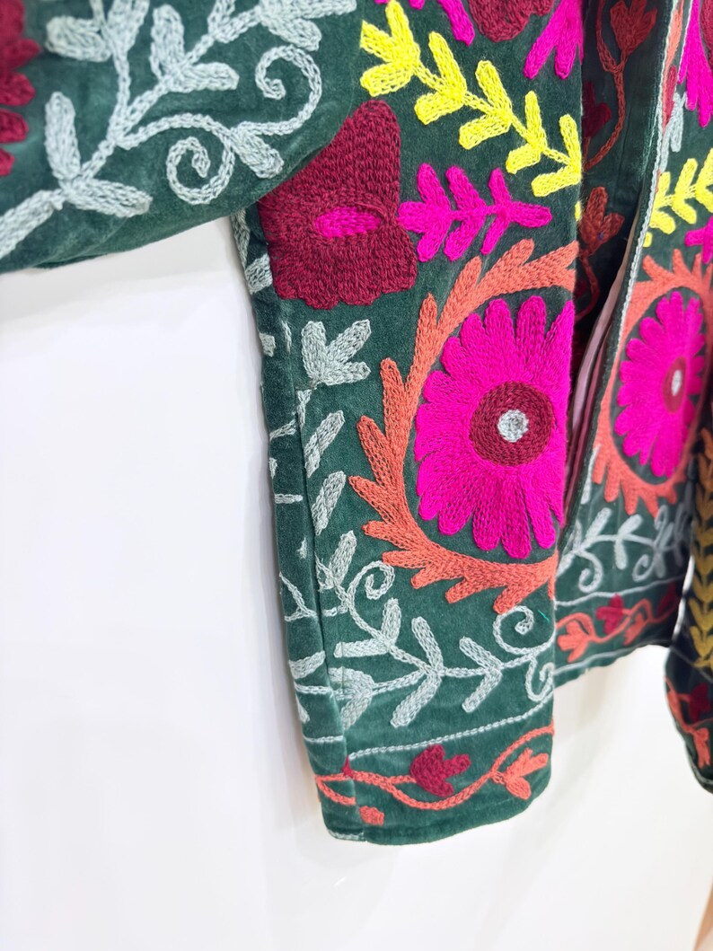 Handmade Jacket
Suzani Coat
Winter Jacket
Warm Coat
Short Jacket
Indian Jacket
Embroidered Jacket
Floral Jacket
Velvet Jacket
Suzani Jacket
Coat Jacket
Women Jacket
Gift For Women