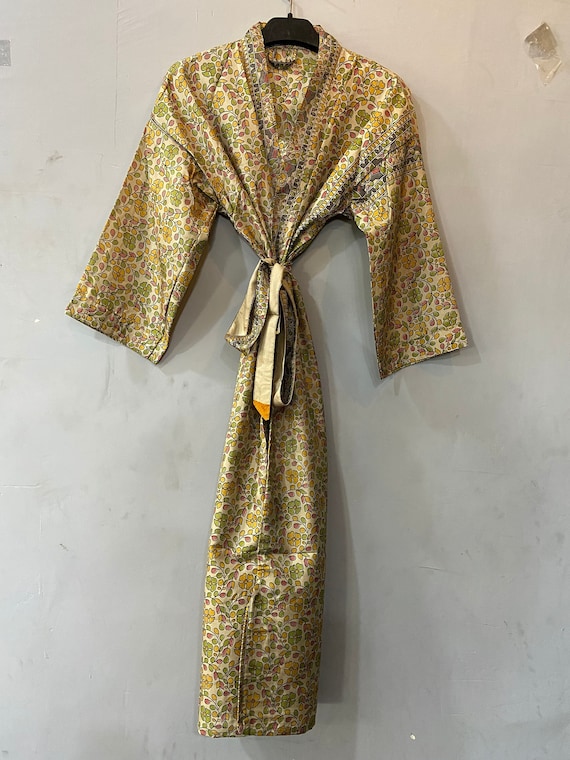 Buy Long Silk Robe Online In India - Etsy India