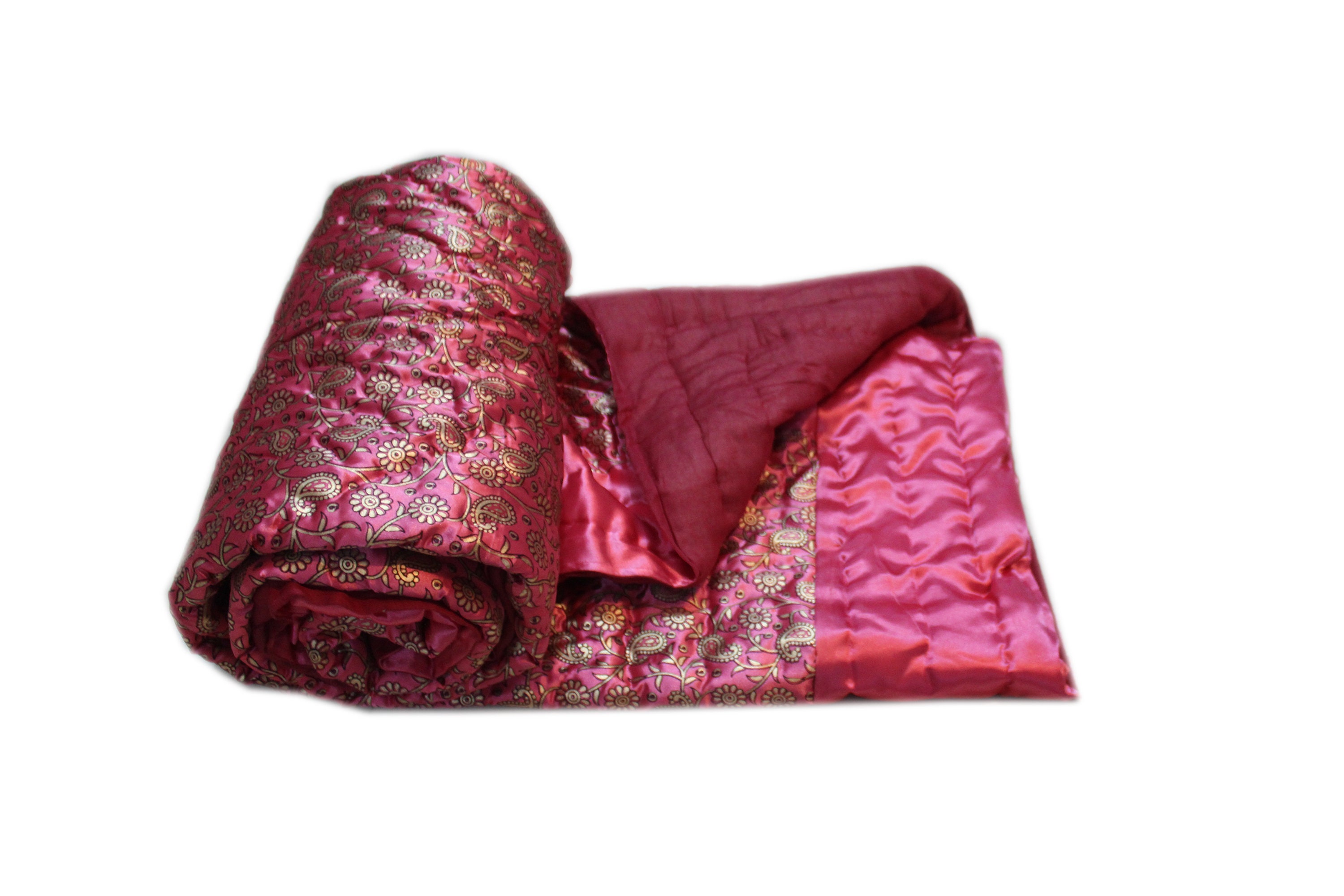 Indian Razai Silk & Cotton Jaipuri Razai Throw Blanket Etsy