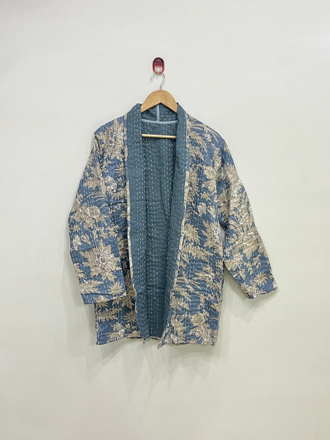 Stylish Reversible Kantha Jacket, Women's Wear Kantha Coat, Kantha ...