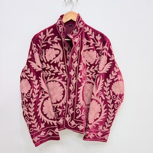 Suzani Jacket
Jacket For Women
Velvet Jacket
Short Jacket
Handmade Jacket
Embroidered Jacket
Winter Jacket
Coat Jacket
Hippie Jacket
Gift For Her
Cotton Jacket
Suzani Coat
Bohemain Jacket