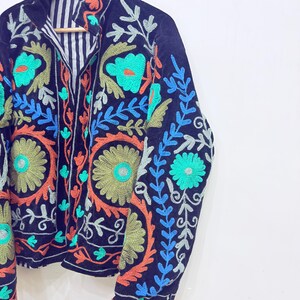 Suzani Coat
Bohemian Jacket
Hippie Jacket
Short Jacket
Floral Jaket
Embroidered Jacket
Festival Outfit
Gift For Her
Suzani Jacket
Embroidery Jacket
Velvet Jacket
Cotton Jacket
Winter Jacket