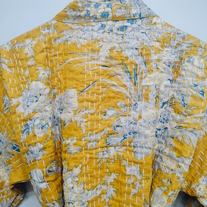 Kantha Jacket
Handmade Winter Coat
Indian Quilted Coat
Women's Warm Jacket
Hand Stitched Jacket
Stunning Winter Wear
Jacket For Women
Kimono Robe
Women's Outerwear
Ladies Jacket
Cotton Kimono Robe
Warm Jacket Coat
Gift For Her