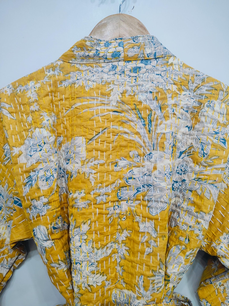 Kantha Jacket
Handmade Winter Coat
Indian Quilted Coat
Women's Warm Jacket
Hand Stitched Jacket
Stunning Winter Wear
Jacket For Women
Kimono Robe
Women's Outerwear
Ladies Jacket
Cotton Kimono Robe
Warm Jacket Coat
Gift For Her