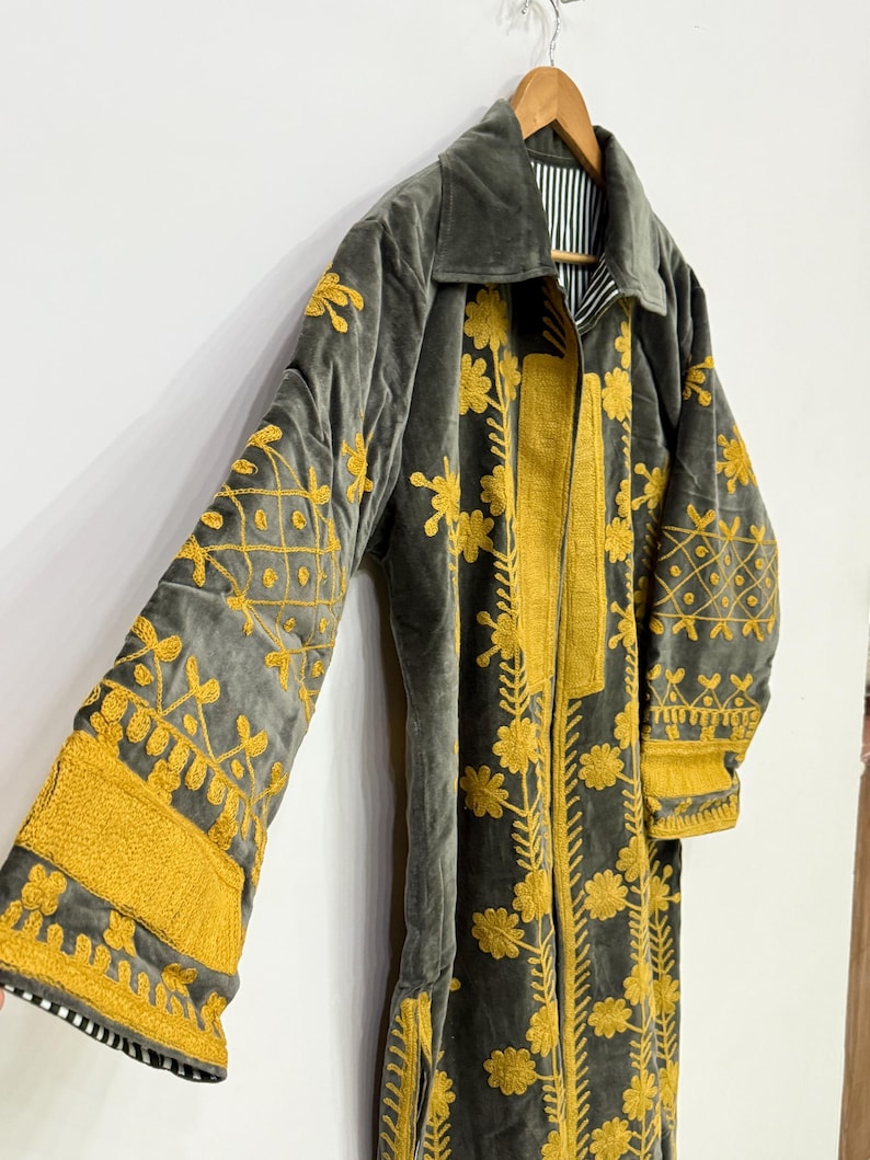 Velvet Suzani Jacket
Winter Jacket
Handmade Jacket
Embroidered Jacket
Suzani Jacket
Long Jacket
Jacket Coat
Jacket For Women
Kimono Jacket
Boho Jacket
Bohemian Jacket
Indian Jacket
Velvet Jacket