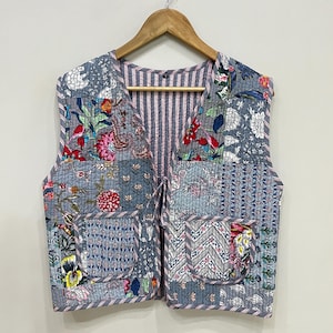 Patchwork Jacket
Quilted Jacket
Handmade Jacket
Indian Vest Jacket
Jacket For Women
Boho Sleeveless Vest
Short Jacket
Jacket With Pocket
Bohemian Jacket
Quilted Vest
Boho Jacket
Winter Warm Jacket
Cotton Waistcoat