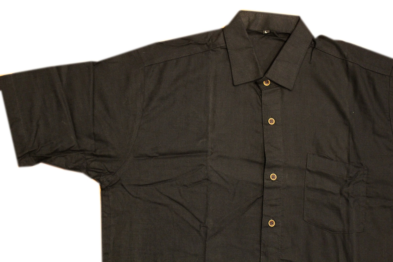 Indian Shirt Solid Black Color Shirts /men Top Tunic Short Etsy