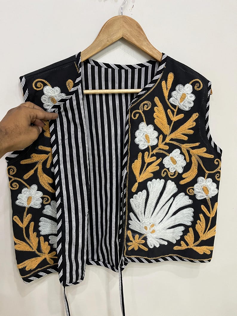 Embroidery Jacket
Suzani Jacket
Sleeveless Jacket
Suzani Vest
Handmade Jacket
Suzani Short Jacket
Indian Jacket
Cotton Jacket
Suzani Vest For Her
Gilet For Women
Floral Jacket
Cotton Waistcoat
Suzani Jacket Coat