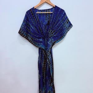 Kaftan For Women, Boho Kaftan Dress, Plus Size Kaftan, Summer Dress, Tie Dye Long Kaftan, Luxury Women Kaftan, Beach Dress, Boho Duster
