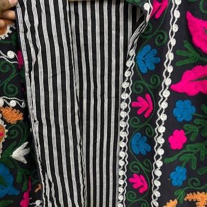 Cotton Suzani Coat
Suzani Short Jacket
Suzani Jacket
Warm Jacket
Jacket For Women
Embroidered Jacket
Handmade Jacket
Bohemian Jacket
Women Coat
Indian Jacket
Suzani Jacket Coat
Gift For Her
Winter Wear Jacket