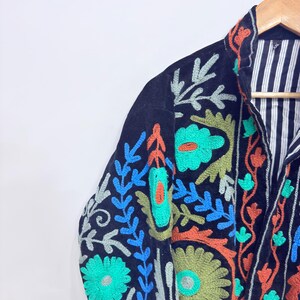Suzani Coat
Bohemian Jacket
Hippie Jacket
Short Jacket
Floral Jaket
Embroidered Jacket
Festival Outfit
Gift For Her
Suzani Jacket
Embroidery Jacket
Velvet Jacket
Cotton Jacket
Winter Jacket