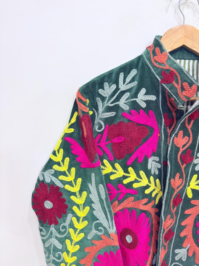Handmade Jacket
Suzani Coat
Winter Jacket
Warm Coat
Short Jacket
Indian Jacket
Embroidered Jacket
Floral Jacket
Velvet Jacket
Suzani Jacket
Coat Jacket
Women Jacket
Gift For Women