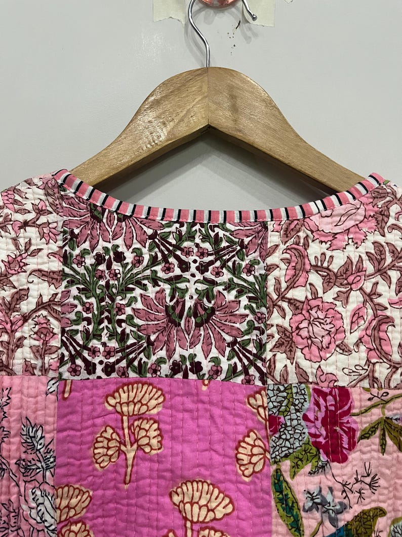Women Patchwork Coat
Reversible Jacket
Handmade Jacket
Women Outerwear
Cotton Quilted Coat
Women Winter Coat
Bothside Wear Jacket
Women Jacket
Women Winter Clothes
Indian Jacket
Jacket For Women
Unisex Jacket
Gift For Her