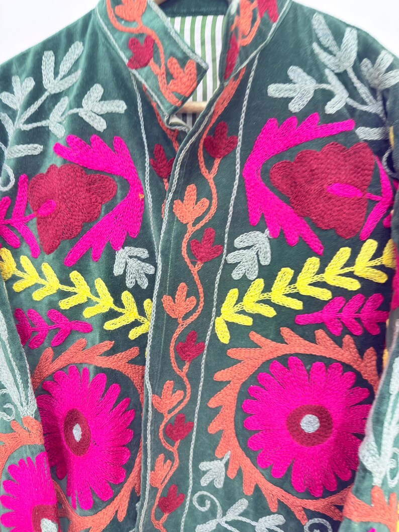 Handmade Jacket
Suzani Coat
Winter Jacket
Warm Coat
Short Jacket
Indian Jacket
Embroidered Jacket
Floral Jacket
Velvet Jacket
Suzani Jacket
Coat Jacket
Women Jacket
Gift For Women
