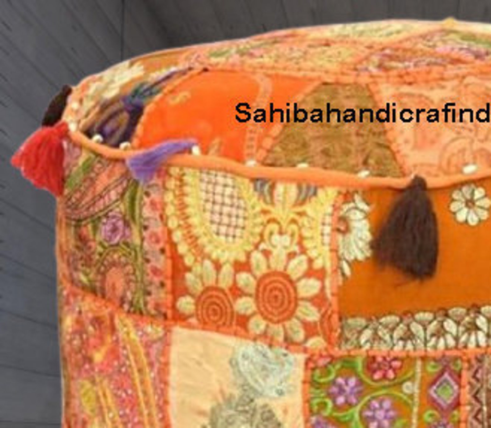 Ottoman Pouf Moroccan Pouf Ottoman Pouffe Footstool Ottoman Etsy