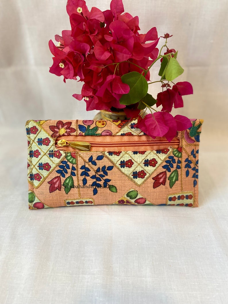 Elegant Women's Embroidered Clutch, Handmade Floral Evening Bag, Wholesale Lot Of Mix Color, Wedding Favor, Party Favor, Gift For Guests image 7