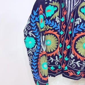 Suzani Coat
Bohemian Jacket
Hippie Jacket
Short Jacket
Floral Jaket
Embroidered Jacket
Festival Outfit
Gift For Her
Suzani Jacket
Embroidery Jacket
Velvet Jacket
Cotton Jacket
Winter Jacket
