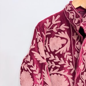 Suzani Jacket
Jacket For Women
Velvet Jacket
Short Jacket
Handmade Jacket
Embroidered Jacket
Winter Jacket
Coat Jacket
Hippie Jacket
Gift For Her
Cotton Jacket
Suzani Coat
Bohemain Jacket