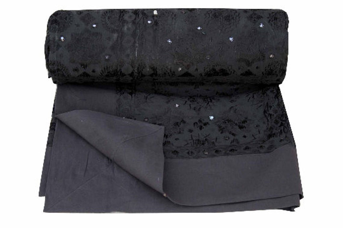 Mirror Work Blanket Home Décor Throw Indian Cotton Bedding Etsy UK