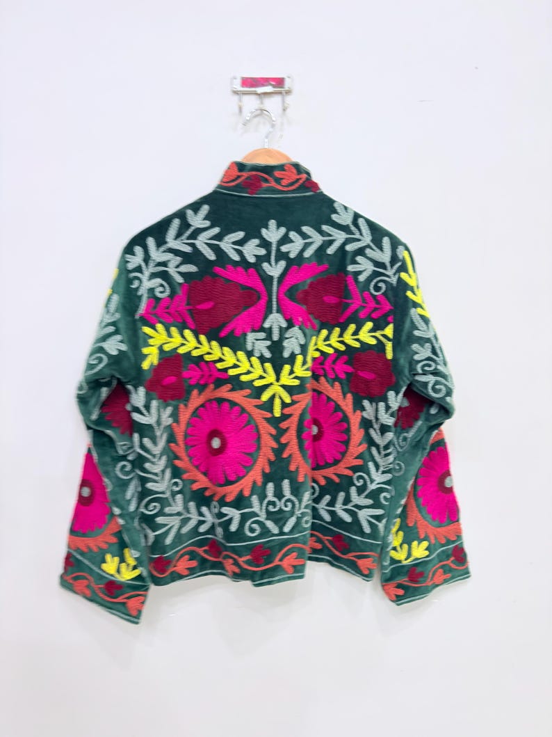 Handmade Jacket
Suzani Coat
Winter Jacket
Warm Coat
Short Jacket
Indian Jacket
Embroidered Jacket
Floral Jacket
Velvet Jacket
Suzani Jacket
Coat Jacket
Women Jacket
Gift For Women