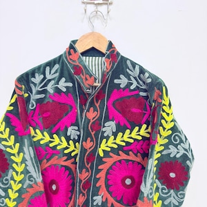 Handmade Jacket
Suzani Coat
Winter Jacket
Warm Coat
Short Jacket
Indian Jacket
Embroidered Jacket
Floral Jacket
Velvet Jacket
Suzani Jacket
Coat Jacket
Women Jacket
Gift For Women