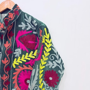 Handmade Jacket
Suzani Coat
Winter Jacket
Warm Coat
Short Jacket
Indian Jacket
Embroidered Jacket
Floral Jacket
Velvet Jacket
Suzani Jacket
Coat Jacket
Women Jacket
Gift For Women
