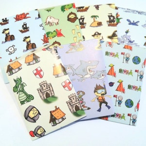 Pack of 5 gift card envelopes