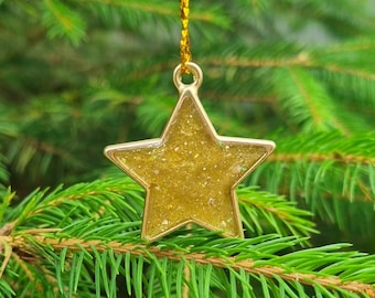 Set of 6 Star Christmas Tree Decorations