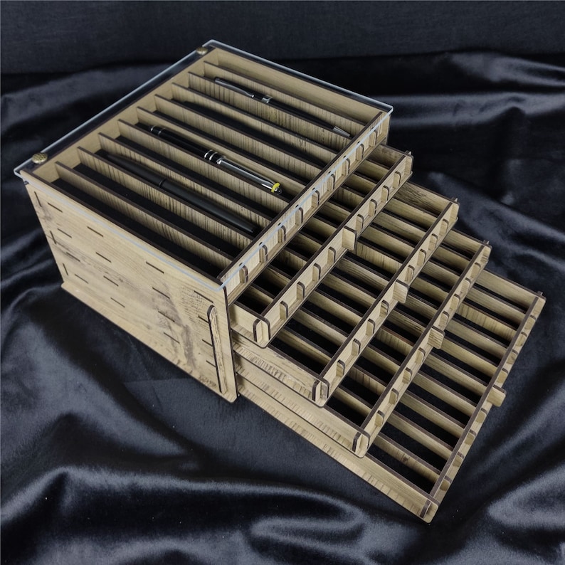 Fountain Pen Collection Storage Case for 50 Pens Collectible Etsy