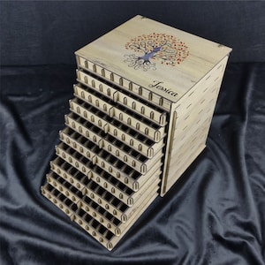 Fully Customizable Jewelry Box: A Wonderful Women&#39;s Jewelry Box Where You Can Customize The Drawer Compartments To Your Liking