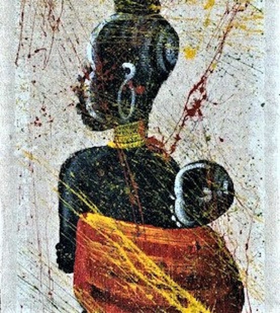 painting on hessian