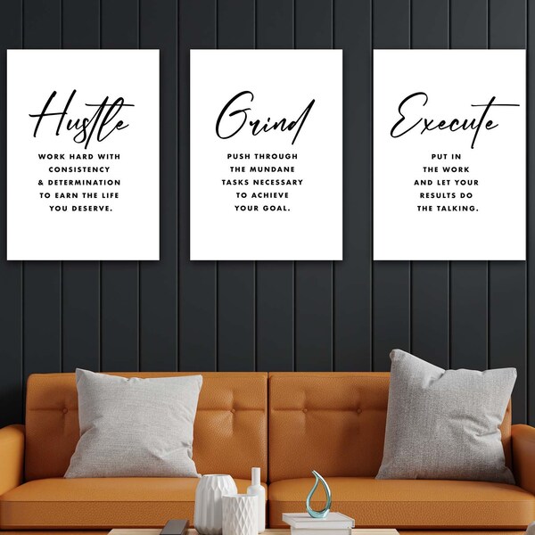 Motivational Gallery Wall Art Etsy