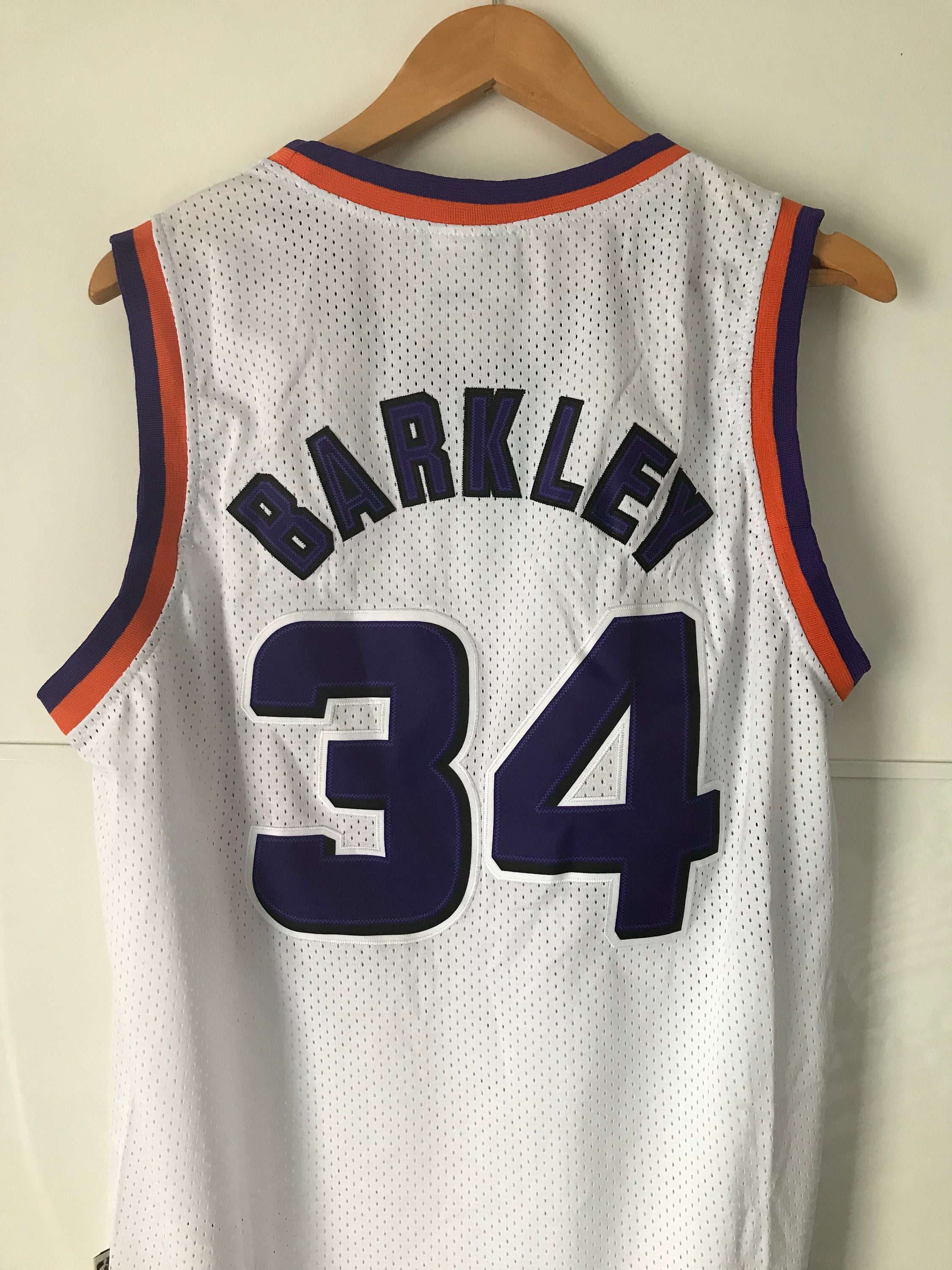 Phoenix suns Charles Barkley home jersey size Large. | Etsy