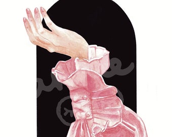 Pink Sleeve — 5" x 7" Print
