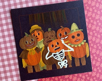 Pottsfield People - 5" x 5" Over the Garden Wall Inspired Print