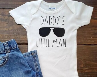 daddy's little man onesie
