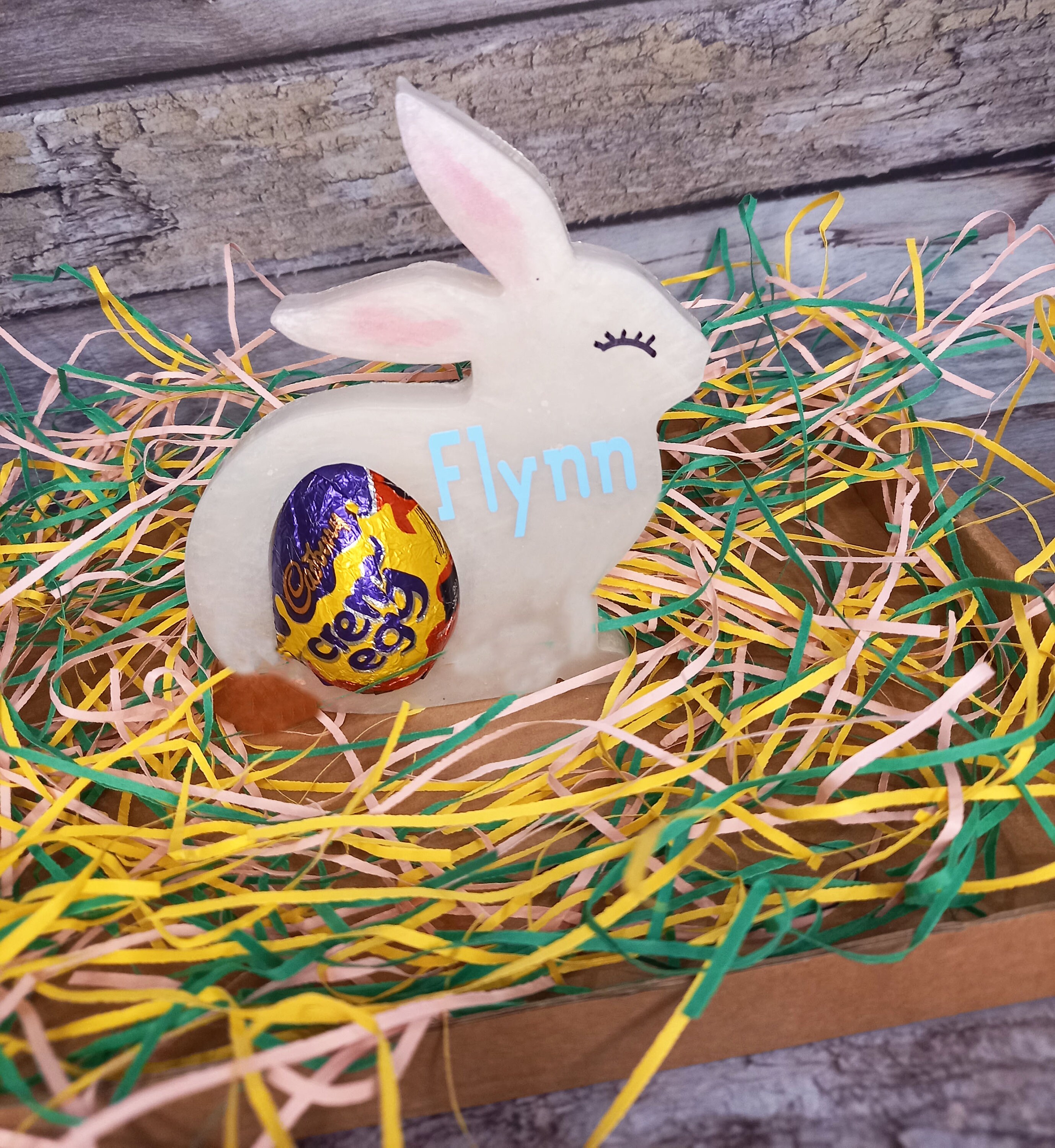 Freestanding Handmade Resin Easter Bunny Rabbit Child's Etsy