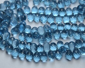 7 Inches Strand,Finest Quality,Rainbow Quartz Faceted Coins Shape Briolettes,10mm size.