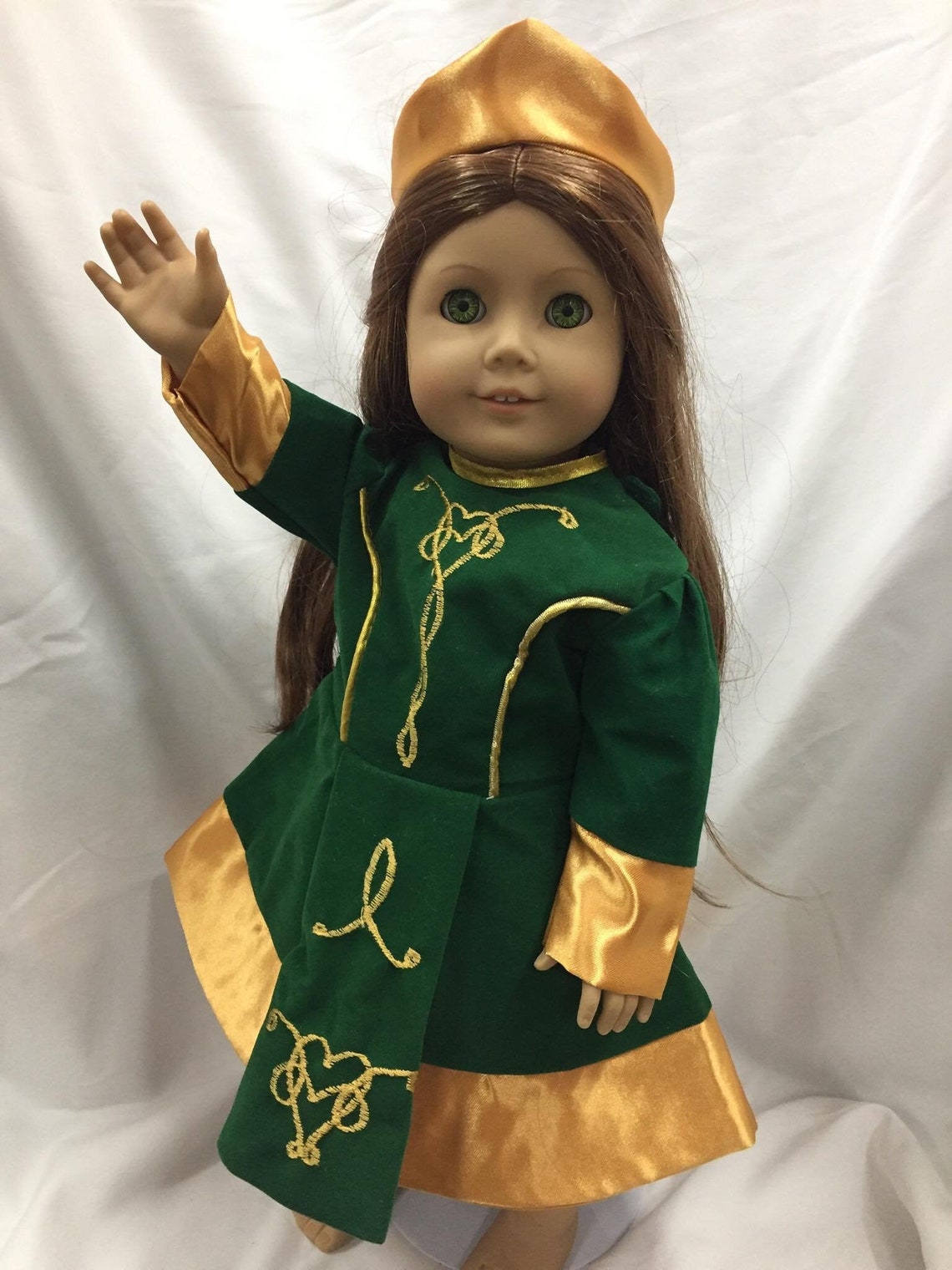 Handmade Irish Dance Doll Dress for 18 in Doll Fits Etsy
