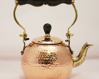Handmade Round Copper Kettle