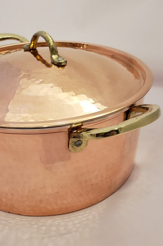 Small 2-Quart Copper Stock Pot by House Copper