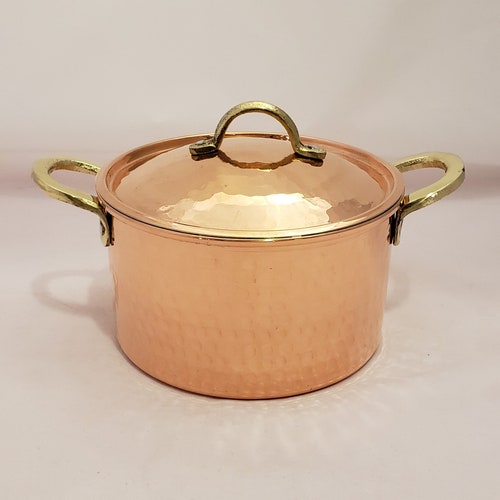 Handmade Copper Pot Copper Pot Cookware Vintage Copper Etsy