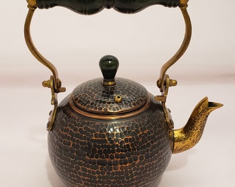 Handmade Round Copper Kettle