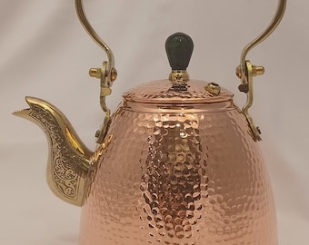 Copper Kettle | Camping Teapot | Copper Tea Pot | Copper Coffee Pot | Copper Tea Kettle | Cowboy Coffee Pot | Herbal Tea Kettle | Coffee Pot