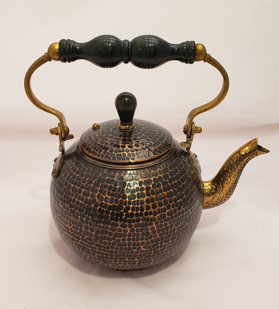 Bollitore Rotondo Grande In Rame Fatto A Mano - Italia - Foto 6