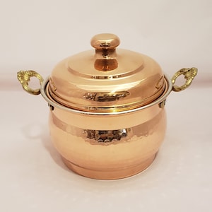 Handmade Copper Pot, copper pot, copper cookware, cooking pot, copper cookware, pot, pot set, hammered copper pot, copper pot set